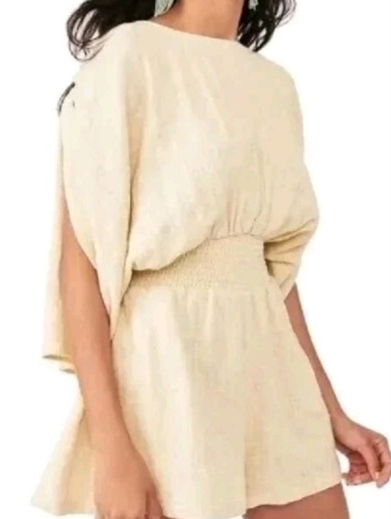 Free People Pants - Free People Sage Green  Romper with Elastic Waist
